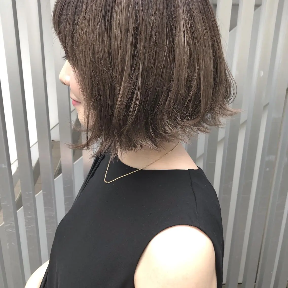 ショート カラー ヘアアレンジ イルミナカラー 榎園 由美のヘアスタイル
