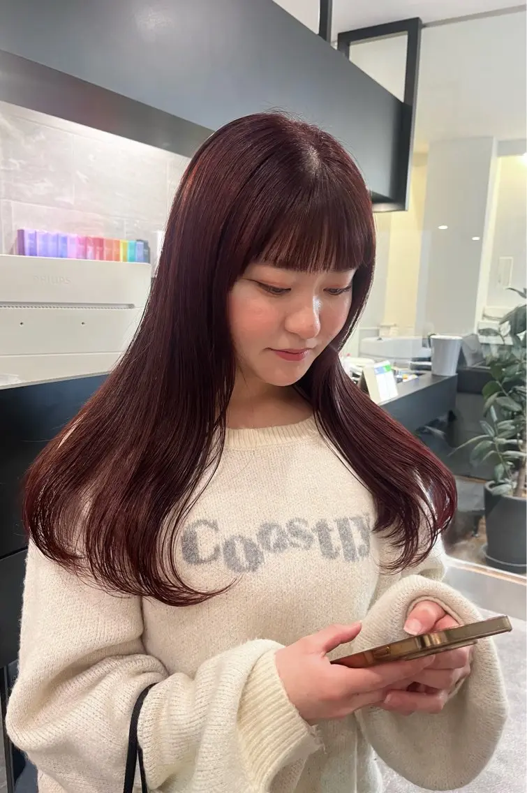 【平日限定】カット✂️＋カラー🍐＋オージュア2stepトリートメント🫧の写真
