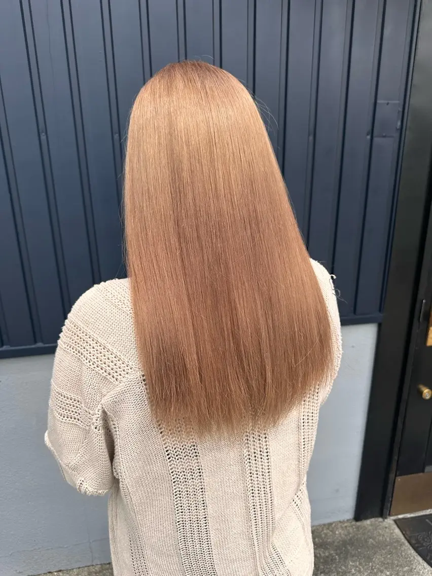 ロング カラー ヘアカラー トリートメント Lantana 前野心結のヘアスタイル