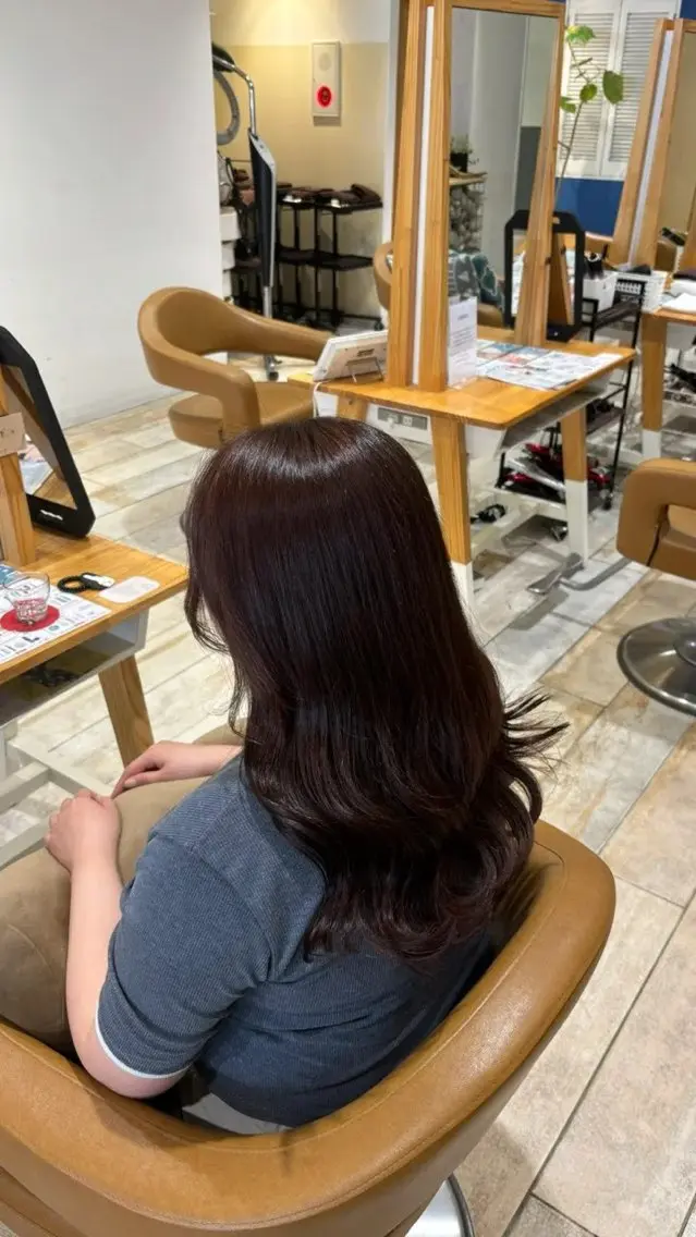 ロング カラー ヘアカラー EARTH三鷹 KOKOROのヘアスタイル