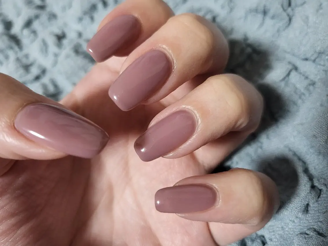 ネイル ジェルネイル オフィスネイル ワンカラーネイル パラジェル シンプルネイル ハンドネイル puku nail 🌼kazu🌼のネイルデザイン