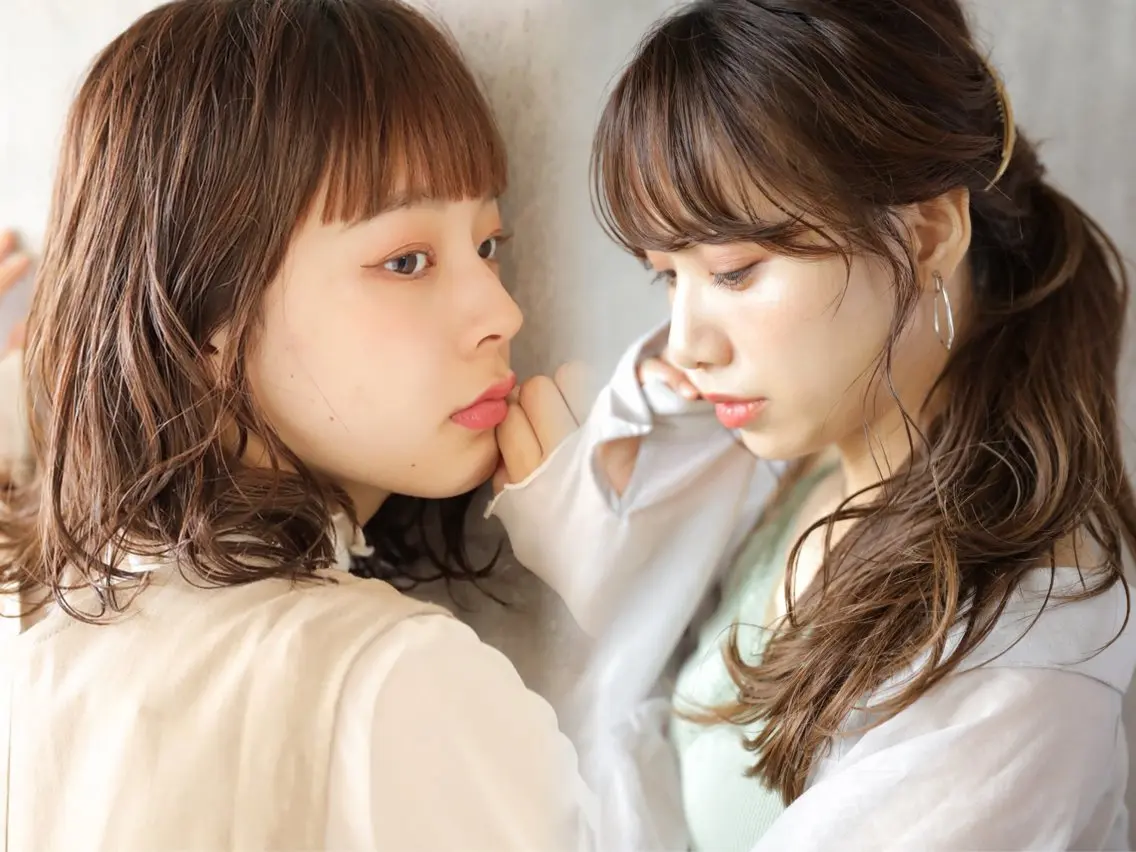 ミディアム カット ヘアカラー トリートメント 透明感カラー/ 髪質改善/近藤大二郎のヘアスタイル