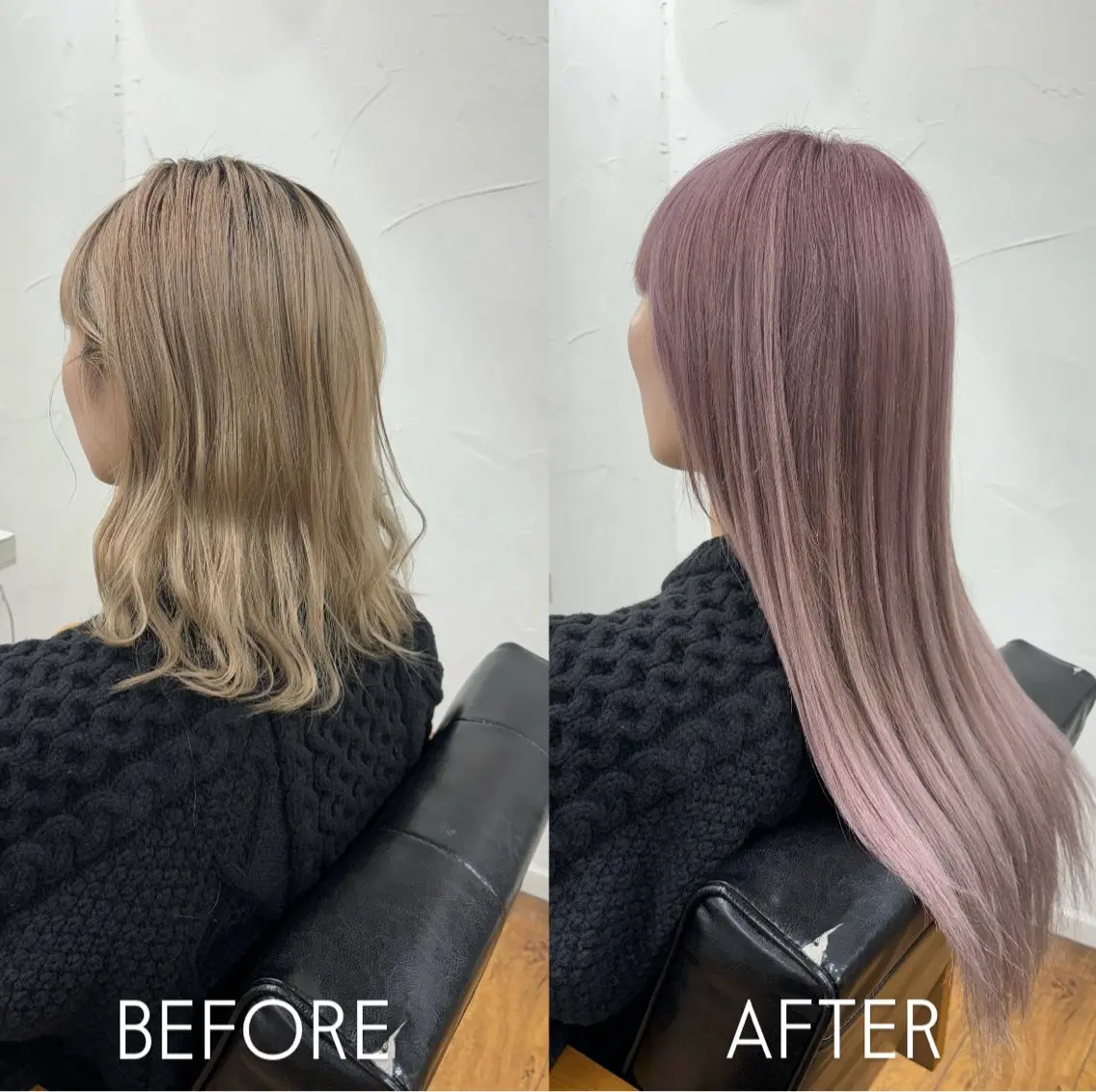 ロング カラー ヘアカラー エクステ 香野 優子のヘアスタイル