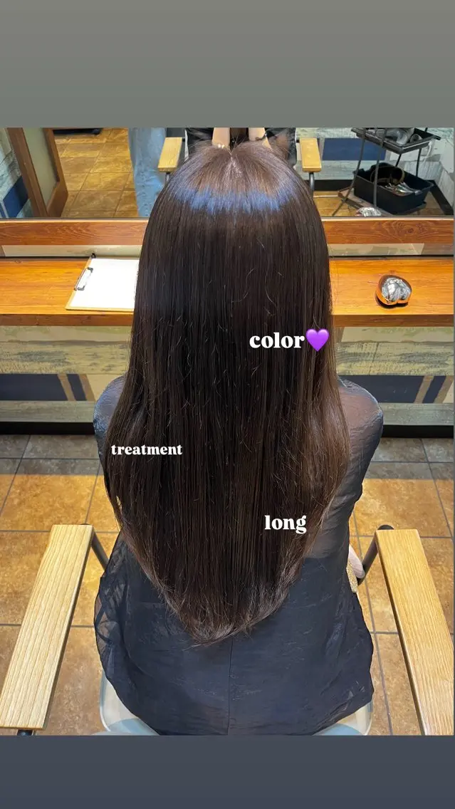 ロング カラー ヘアカラー カラーモデル募集！ 佐々木彩衣🤍🪄のヘアスタイル