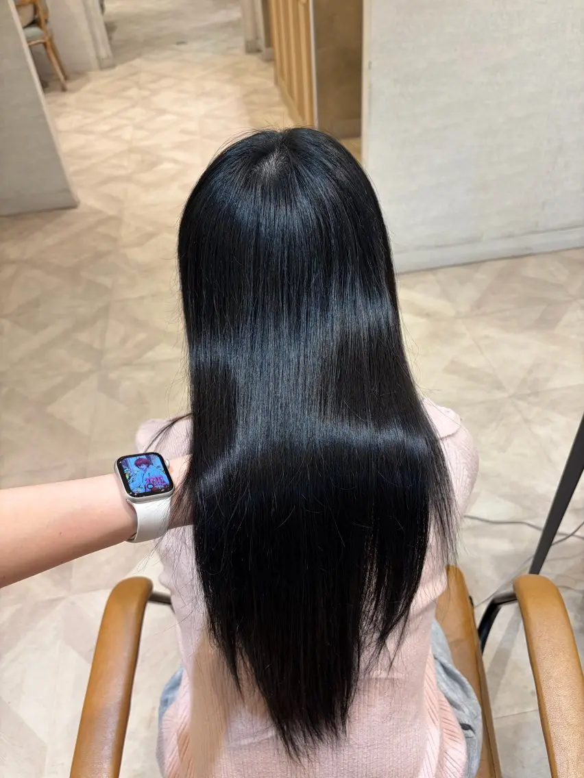 ロング ヘアカラー 小川 ルミナのヘアスタイル