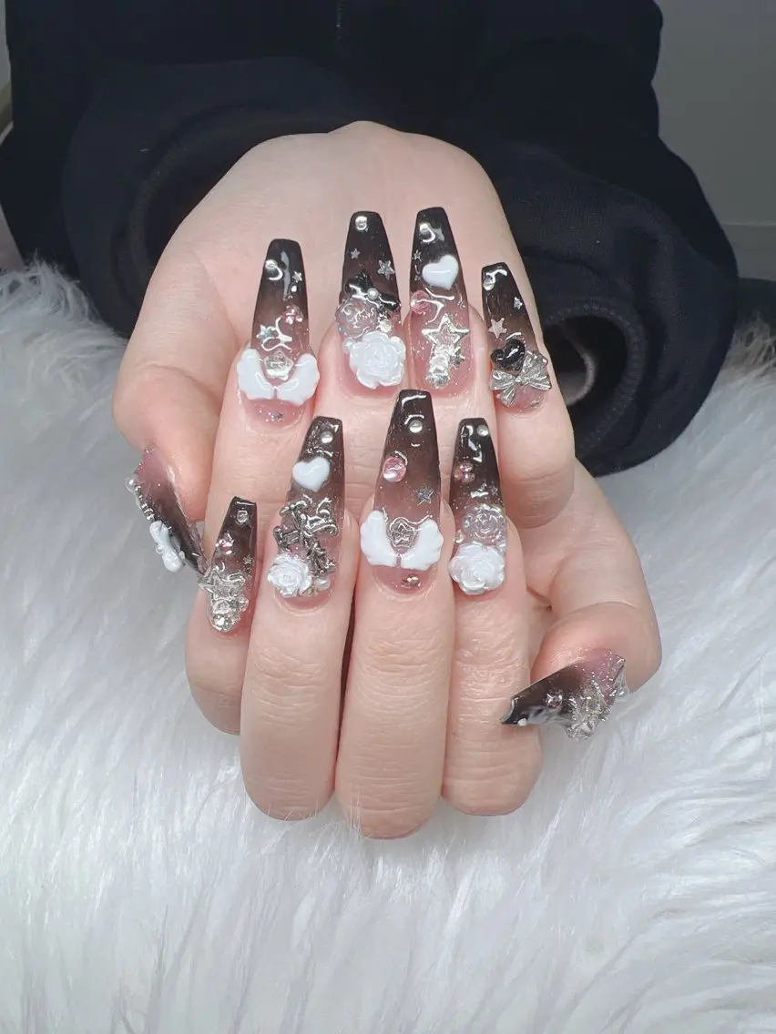 ネイル ハンドネイル Lee Nails チップ長さだし専門店のネイルデザイン