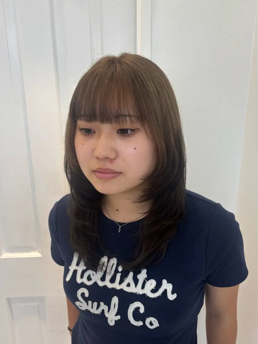 ロング カラー ブルーカラー デザインカラー ダブルカラー ラベンダーカラー エクステ レイヤー sala 推しカラー職人🎀のヘアスタイル