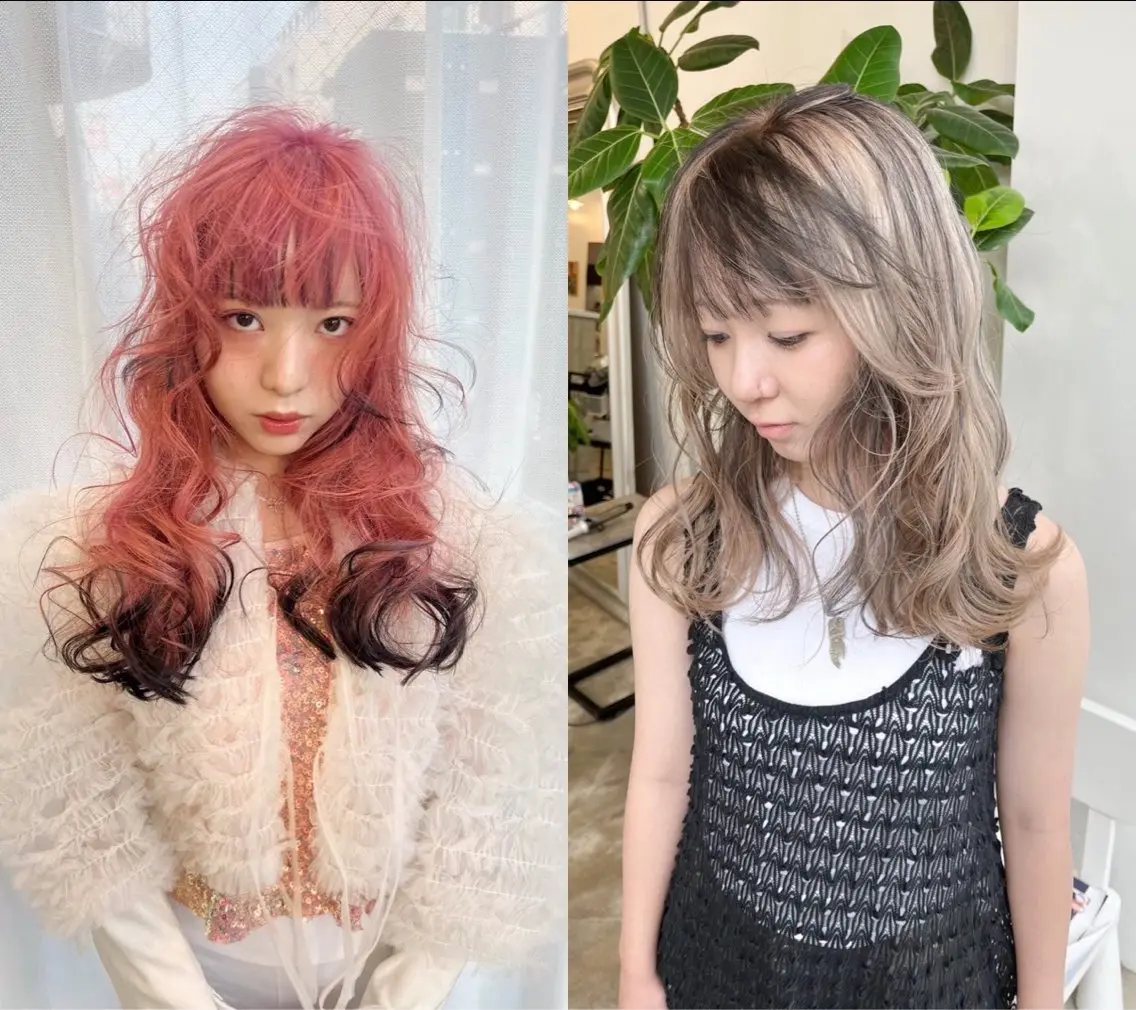 【🌈デザインカラー🌈】ブリーチ+カラー+選べるtreatment (お持ち帰りtreatment付き💝)の写真