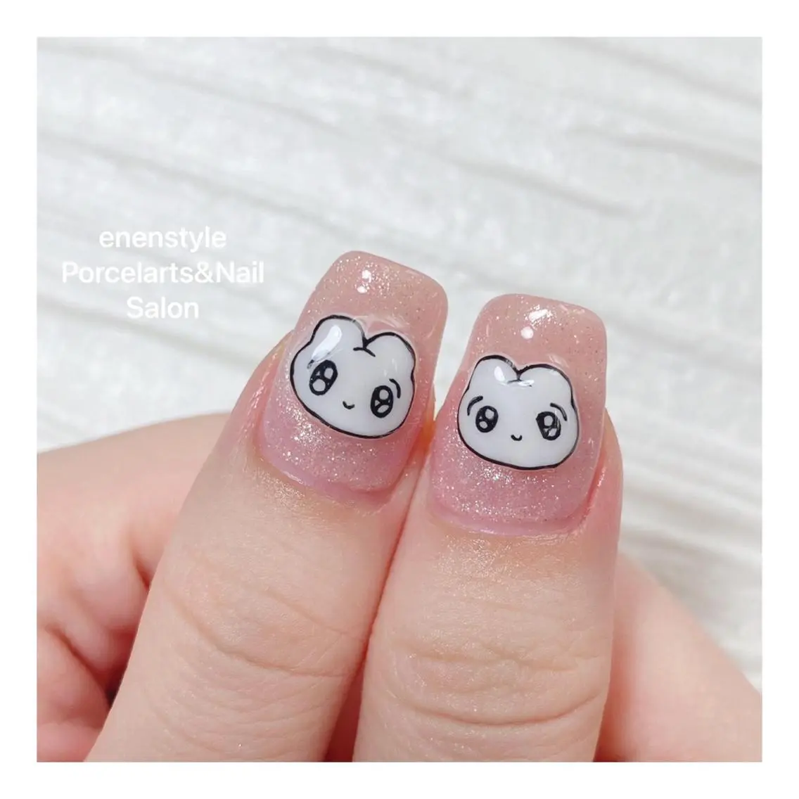 ミディアム ネイル 🐾enen style 🐾のネイルデザイン
