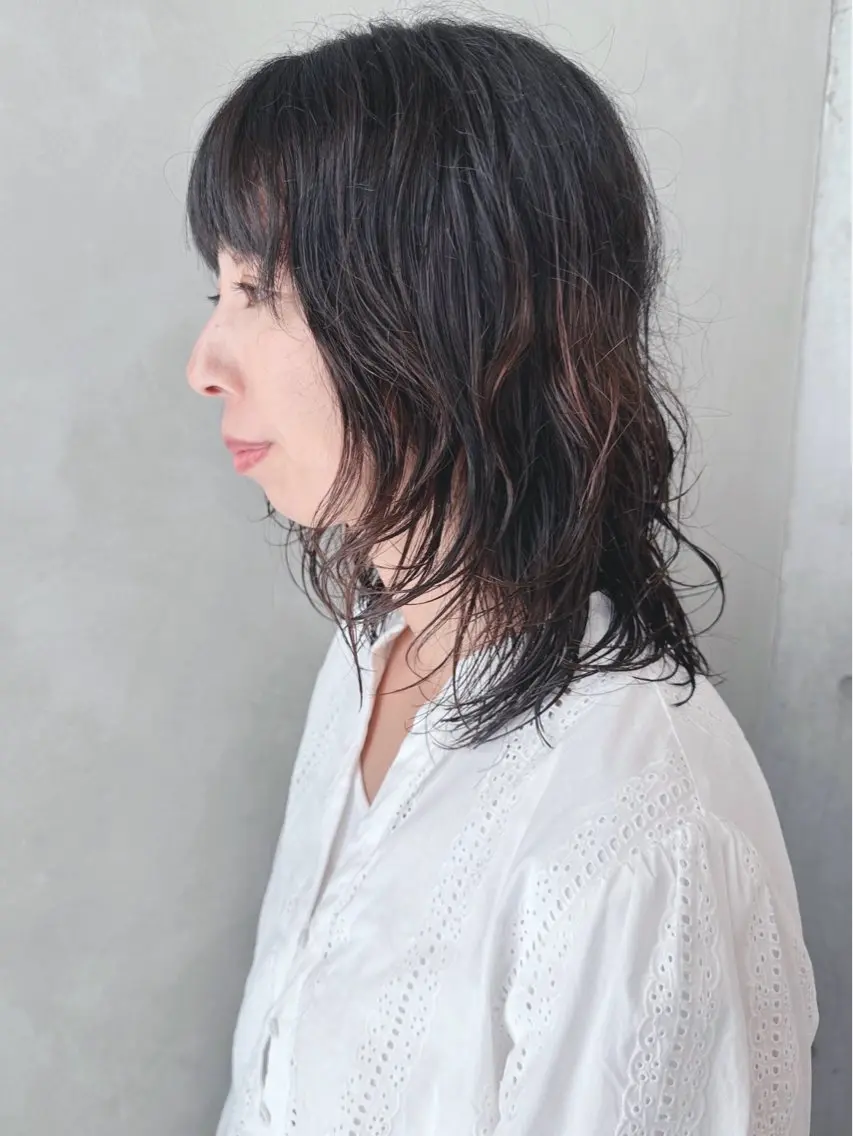 ショート パーマ カット パーマ ボブ/ゆるふわ ボブパーマ/とういのヘアスタイル