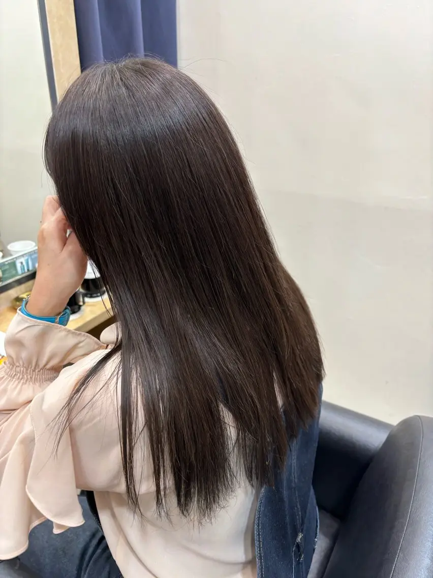ロング 木村 夢のヘアスタイル