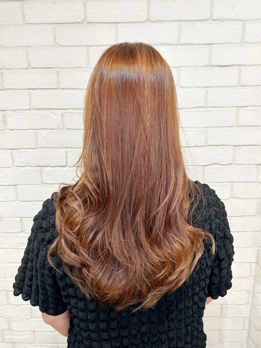 ロング カット ヘアカラー トリートメント カラーアンドケアリタ kitamuuuのヘアスタイル