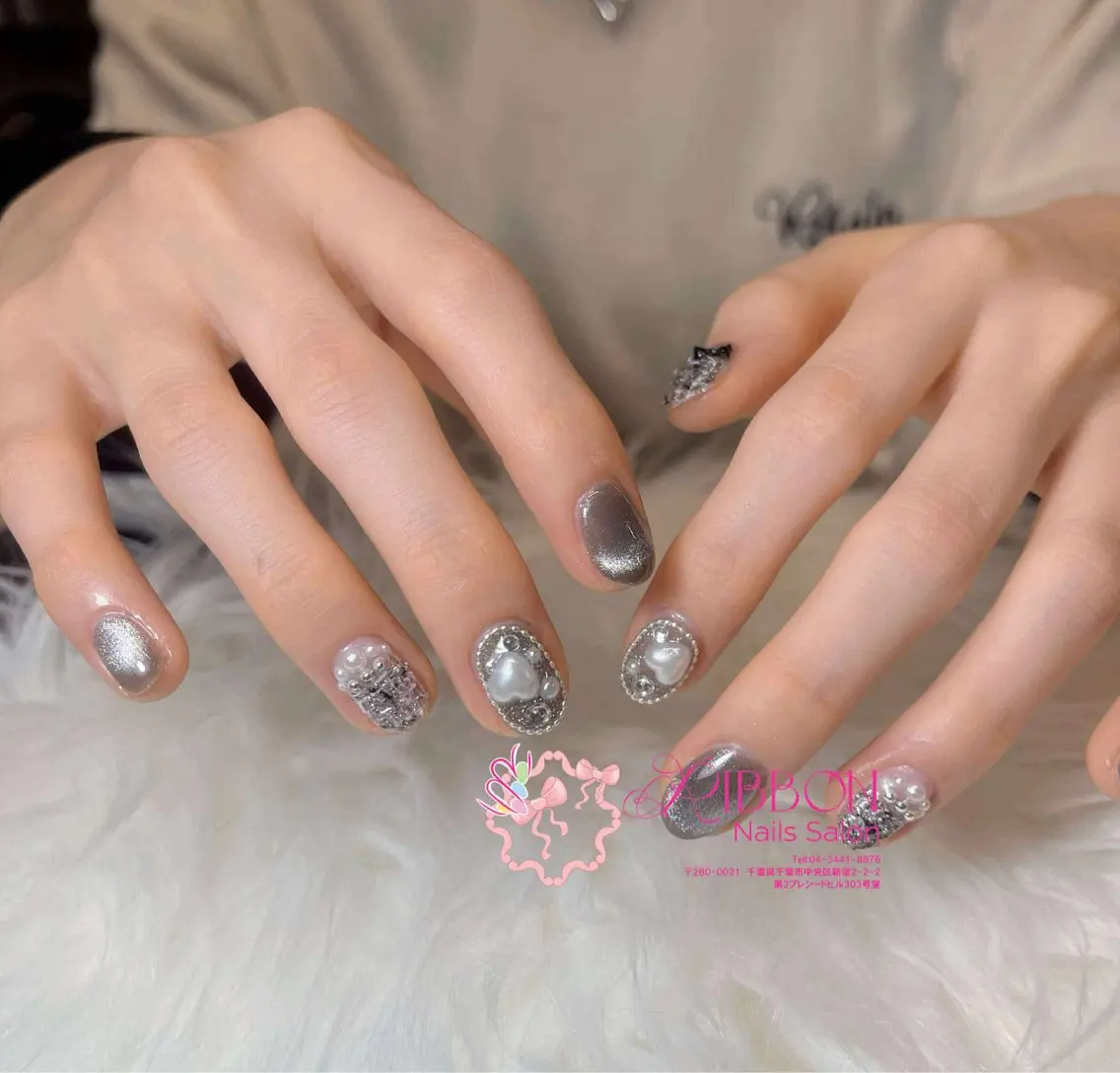 ネイル チークネイル フットネイル フレンチネイル グラデーション 韓国ネイル YUKI NAILのネイルデザイン