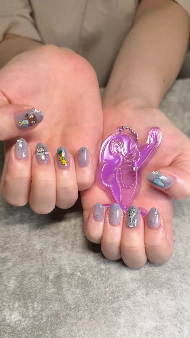 ネイル ハンドネイル ハンドケア shino🌟 痛ネイルのネイルデザイン