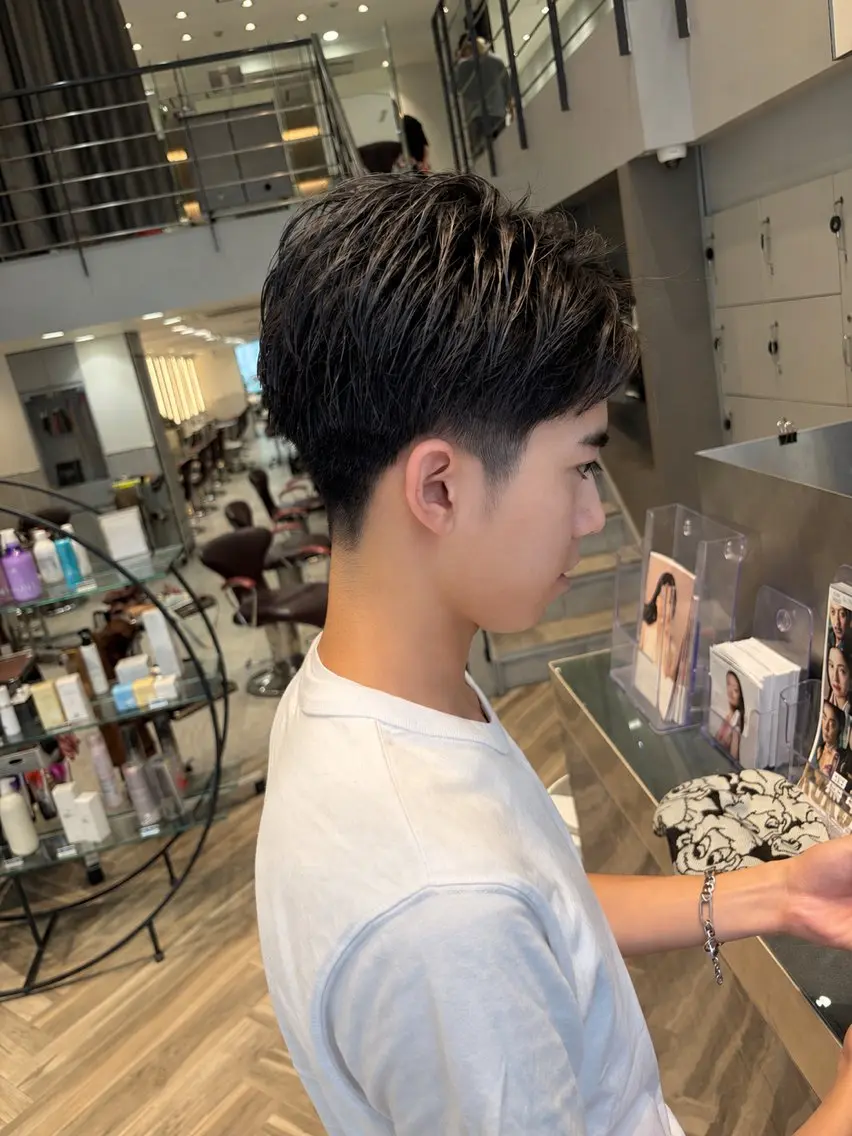 メンズ earth銀座 青山🩵のヘアスタイル