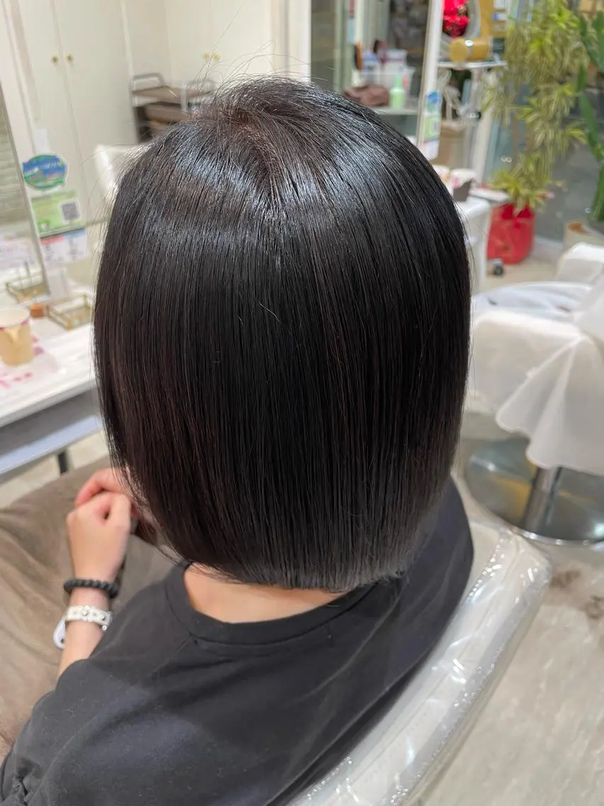 【🌸整え白髪染め🌷】気になる白髪にアプローチ！カット+白髪染めカラーの写真