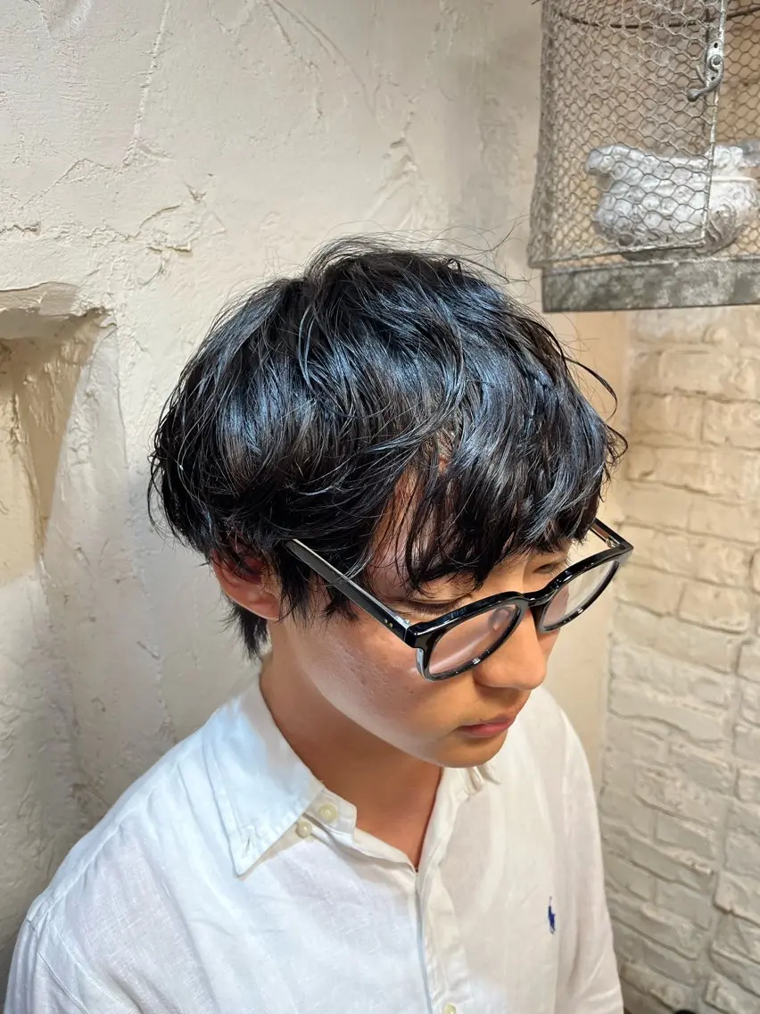 🌀メンズパーマ🌀カット込み！【予約ﾘｸｴｽﾄからのご予約お願いしております🙇‍♂️】の写真