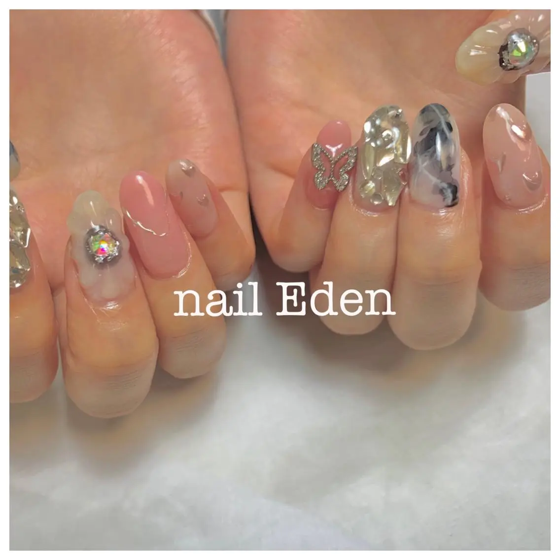 ネイル 持ち込み Eden ♾️のネイルデザイン