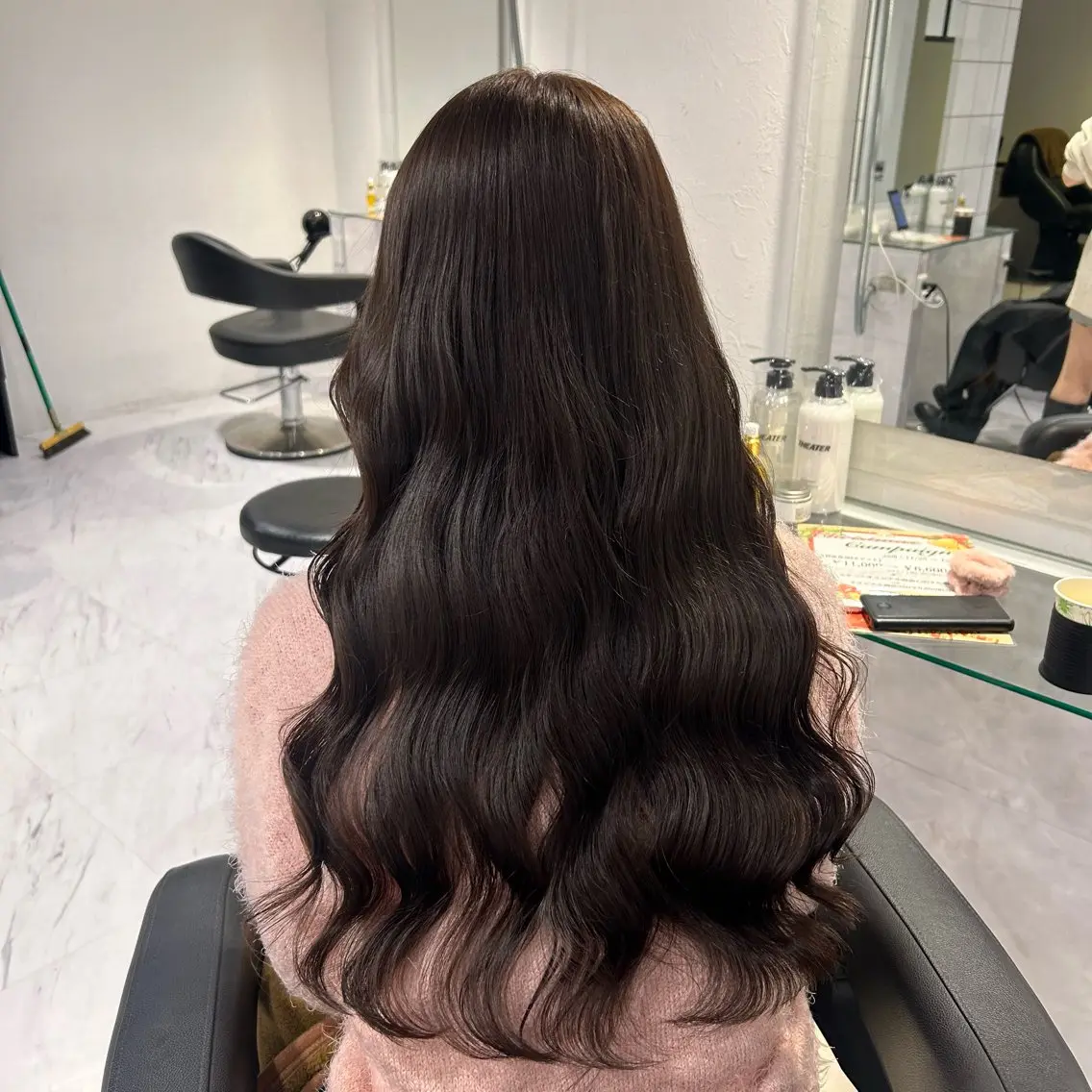 ロング カラー ヘアカラー トリートメント 表参道/透明感カラー /暗髪/ジュキヤのヘアスタイル