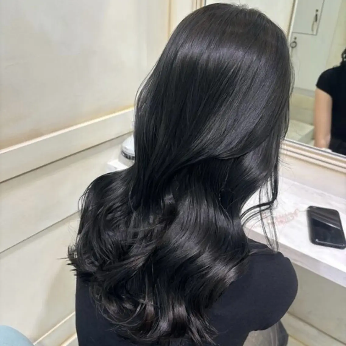 ミディアム カラー ヘアカラー トリートメント 💖ダブルカラー/ ケアカラー/レナ💖のヘアスタイル