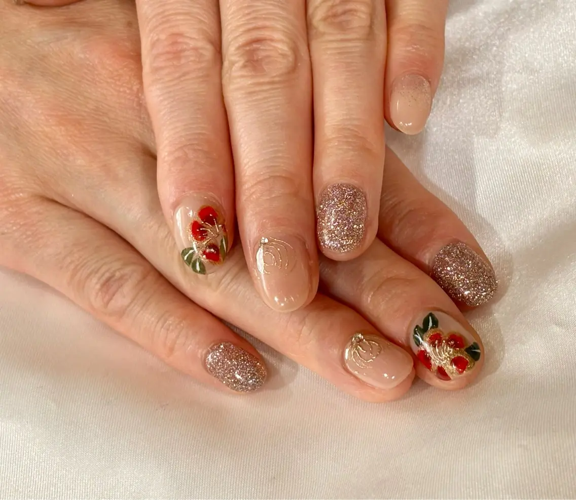 ネイル 持ち込み ハンドネイル nailsister まゆのネイルデザイン