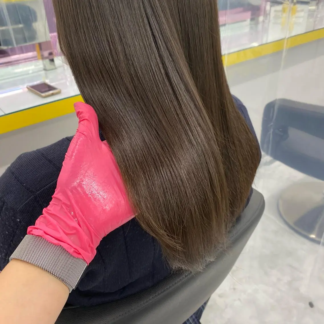 ショート カラー ヘアアレンジ ヘアカラー トリートメント mai🍑暖色カラー /レイヤー💖のヘアスタイル