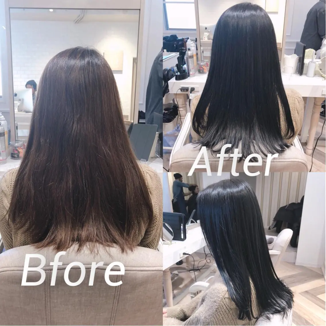 ロング カラー アッシュ 透明感カラー ヘアカラー トリートメント 清水 秀幸のヘアスタイル