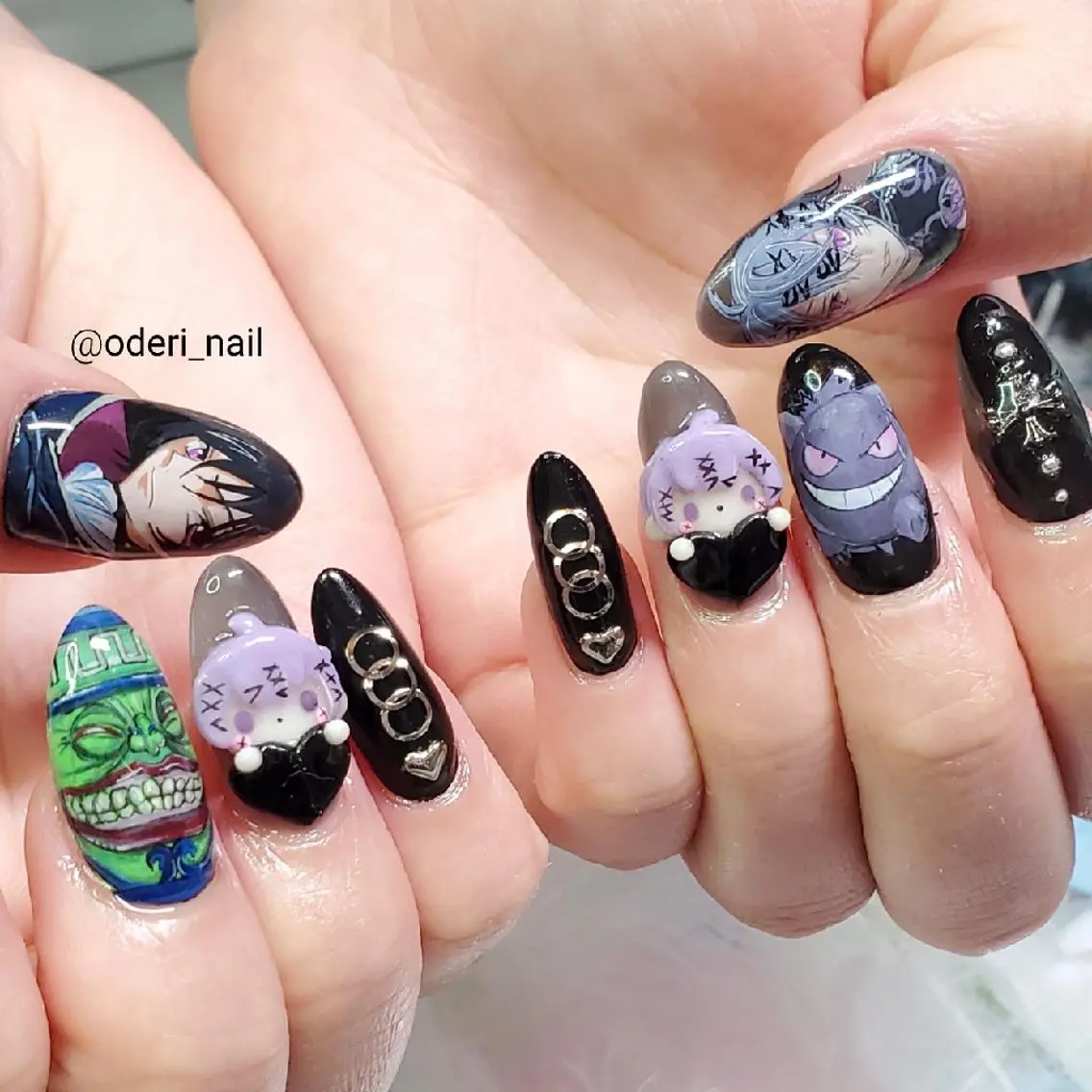 ネイル アートネイル ジェルネイル おで@ oderi_nailのネイルデザイン