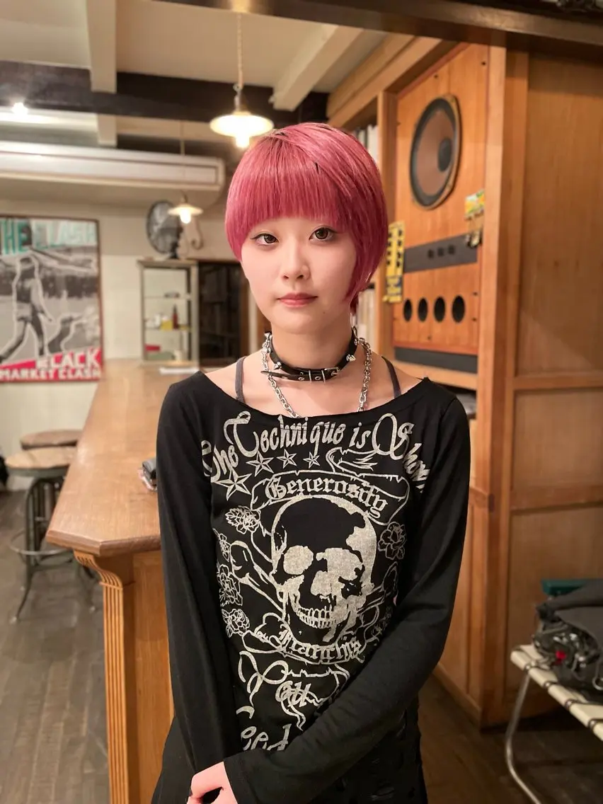ショート カラー 篠江 廉のヘアスタイル