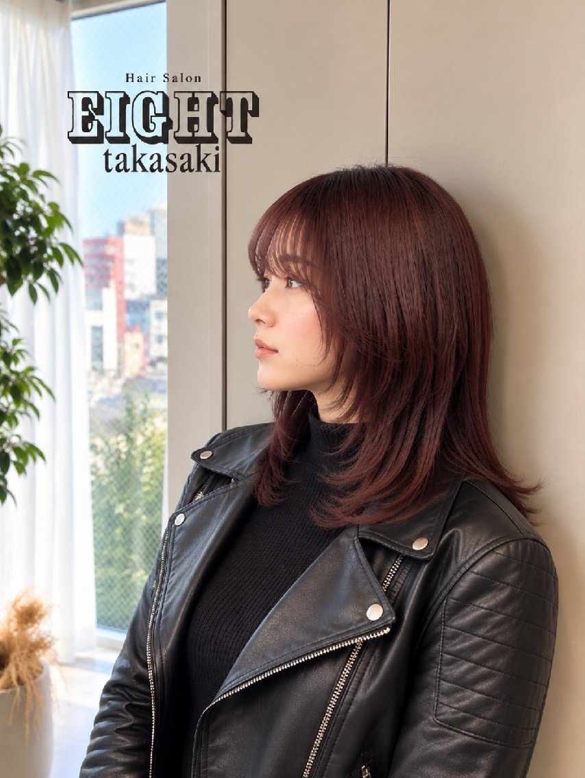 ミディアム カラー バレイヤージュ ブリーチ ダブルカラー ハイライトカラー インナーカラー カット ヘアカラー トリートメント 韓国風レイヤー/ワン ホンレイヤー荒井太郎のヘアスタイル