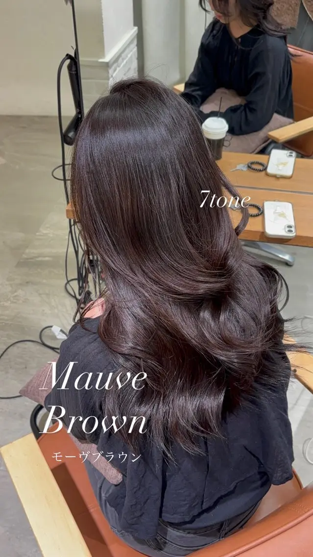 カラー ブラウンカラー ヘアカラー トリートメント 透明感カラー/髪質改 善/オリーブ/ayaのヘアスタイル