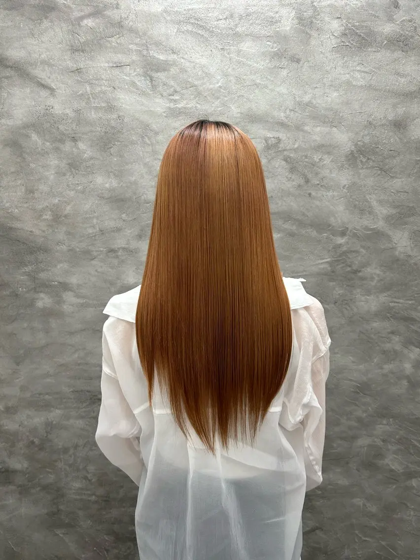 【ブリーチ毛でも🙆‍♀️縮毛矯正】酸性ストレート➕髪質改善トリートメント🌟の写真