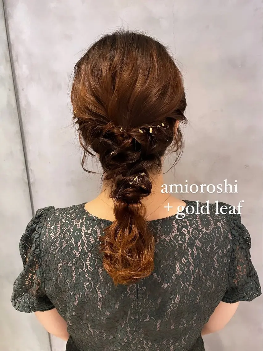 セミロング ヘアセット/透明感 カラー/MIHO♡のヘアスタイル