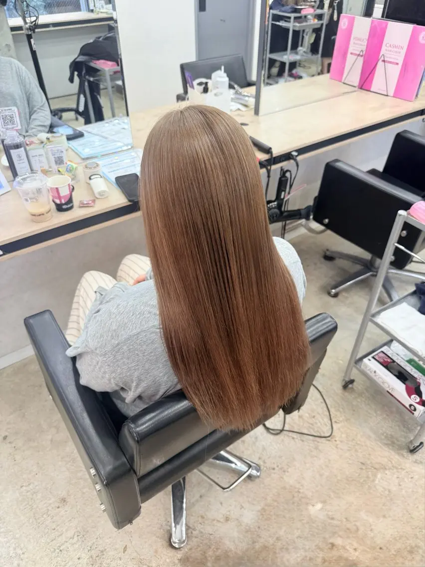 ロング カット ヘアカラー 🎀NANA🎀ブリ ーチカラー特化/赤羽のヘアスタイル