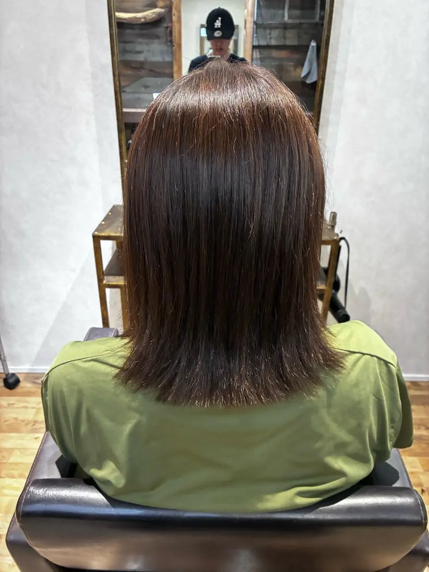ミディアム 長澤 太陽のヘアスタイル