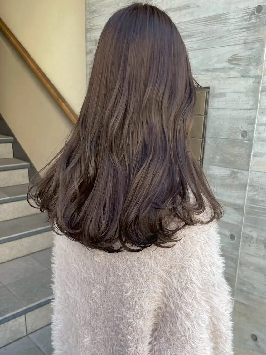 ロング カラー ヘアカラー トリートメント ParveMix🎀 稲垣 詞葉のヘアスタイル