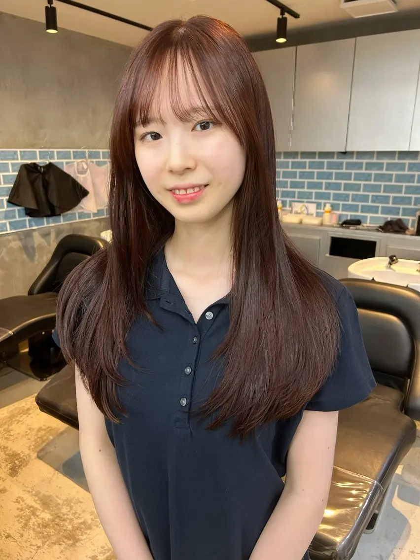 ロング カラー 似合わせカット✂︎ りょお🫧のヘアスタイル