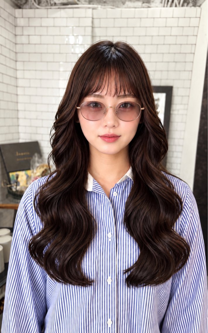 ロング カラー 🐥　カラーモデル 新田　悠誠　紙屋町のヘアスタイル