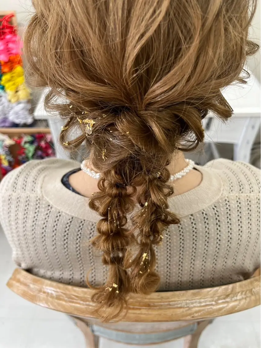ヘアアレンジ ヘアセット ヘアセットサロン ココのヘアスタイル