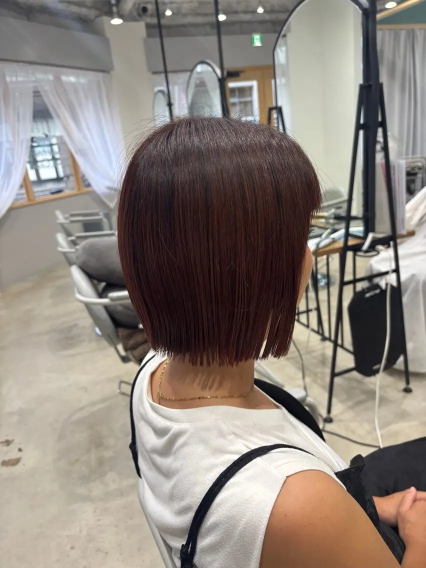 ［モデルクーポン］［すぐ予約NG］　　　　　ボブカット✨➕トリートメントの写真