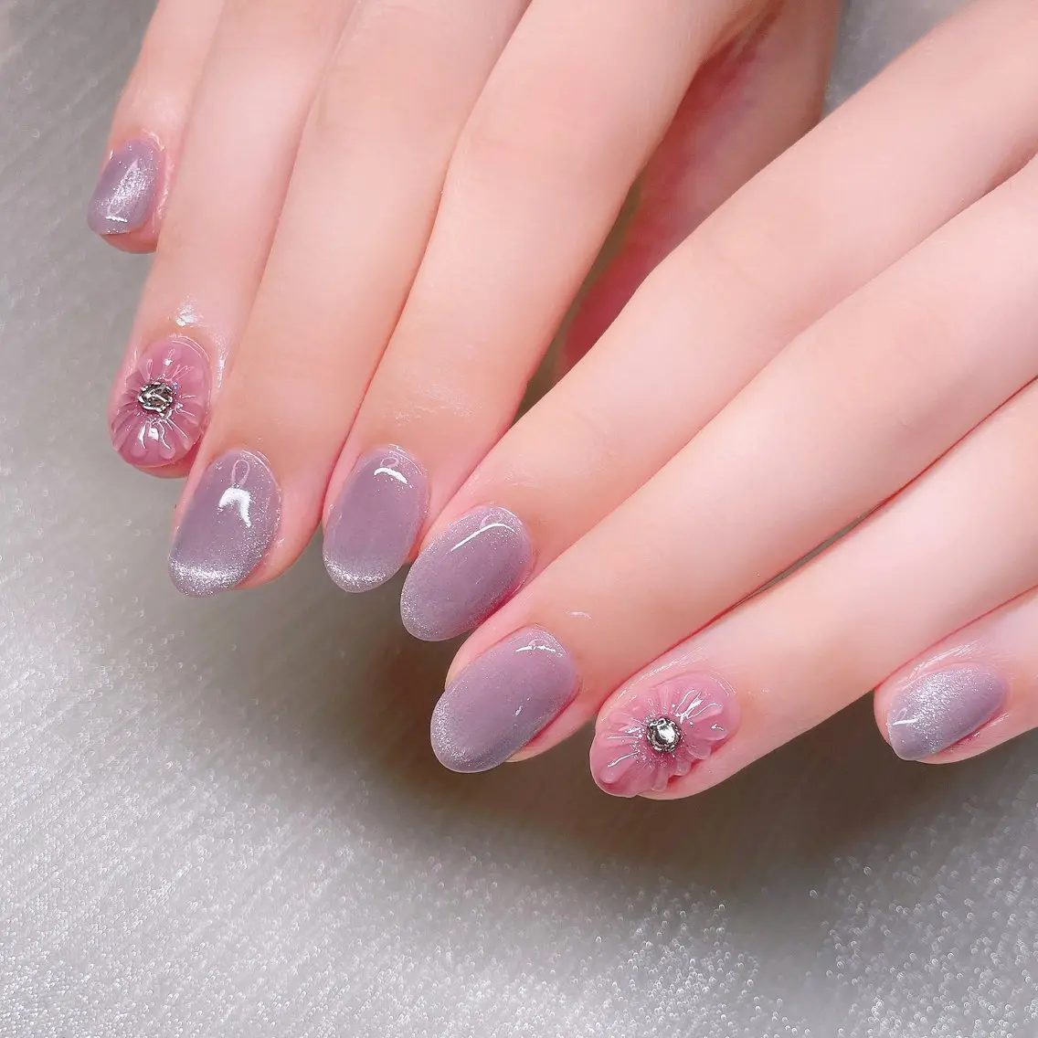 ネイル 長さ出し ハンドネイル Nailist suzuのネイルデザイン