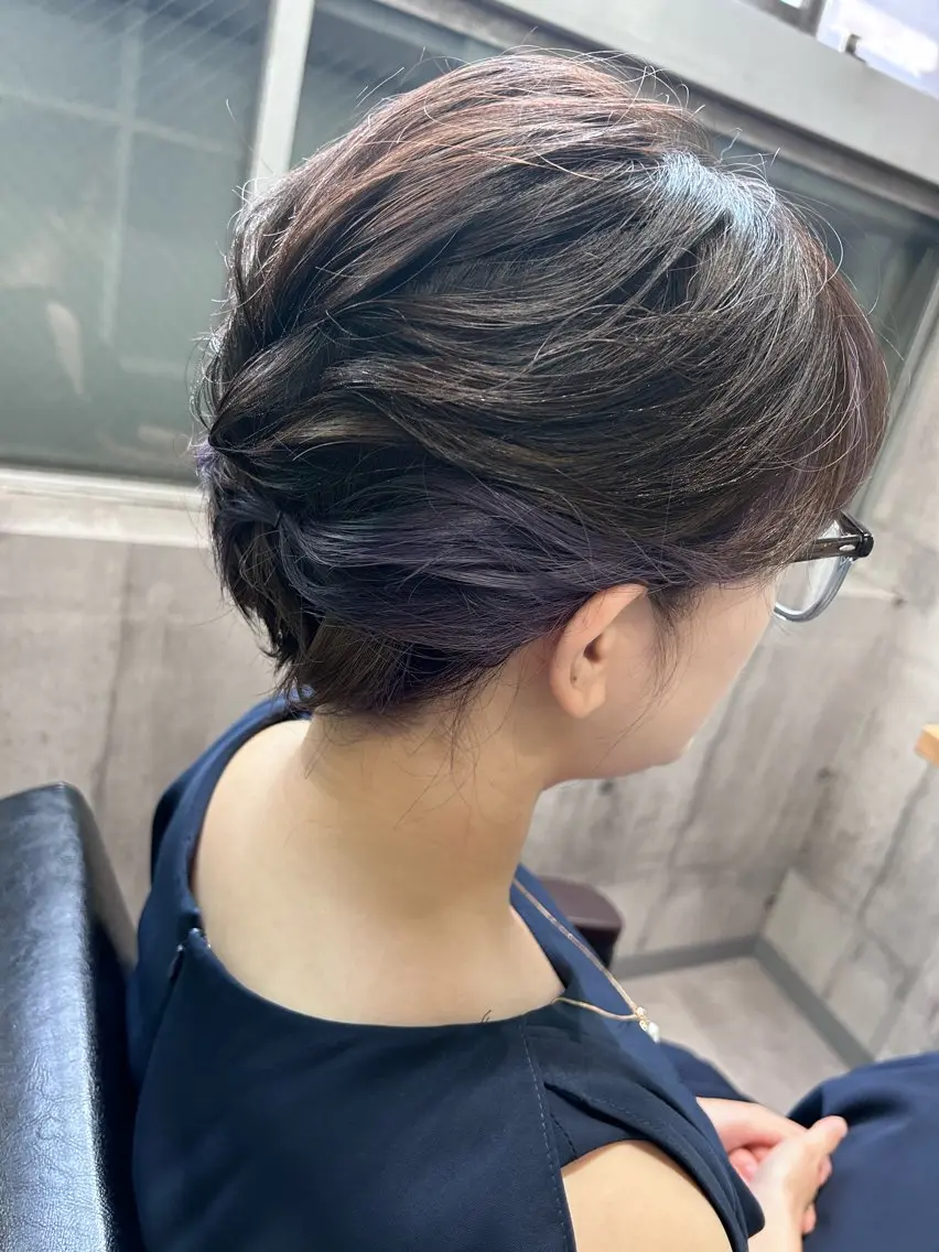ショート カラー ヘアアレンジ インナーカラー ショートヘア newi赤羽 ✂️KEN✂️のヘアスタイル