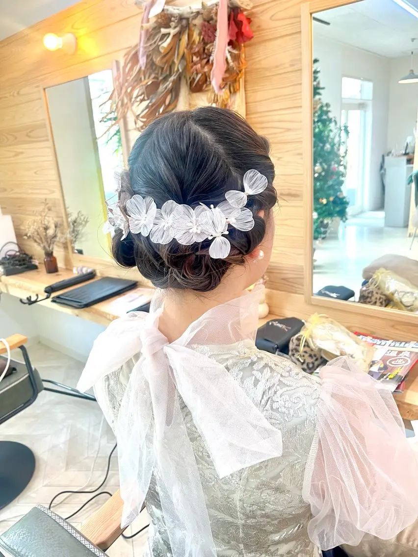 ヘアアレンジ ヘアセット 佐藤 美聡のヘアスタイル