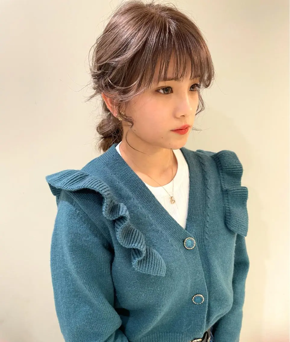 【お出かけ前にオススメ!】前髪カット+顔まわりカットの写真