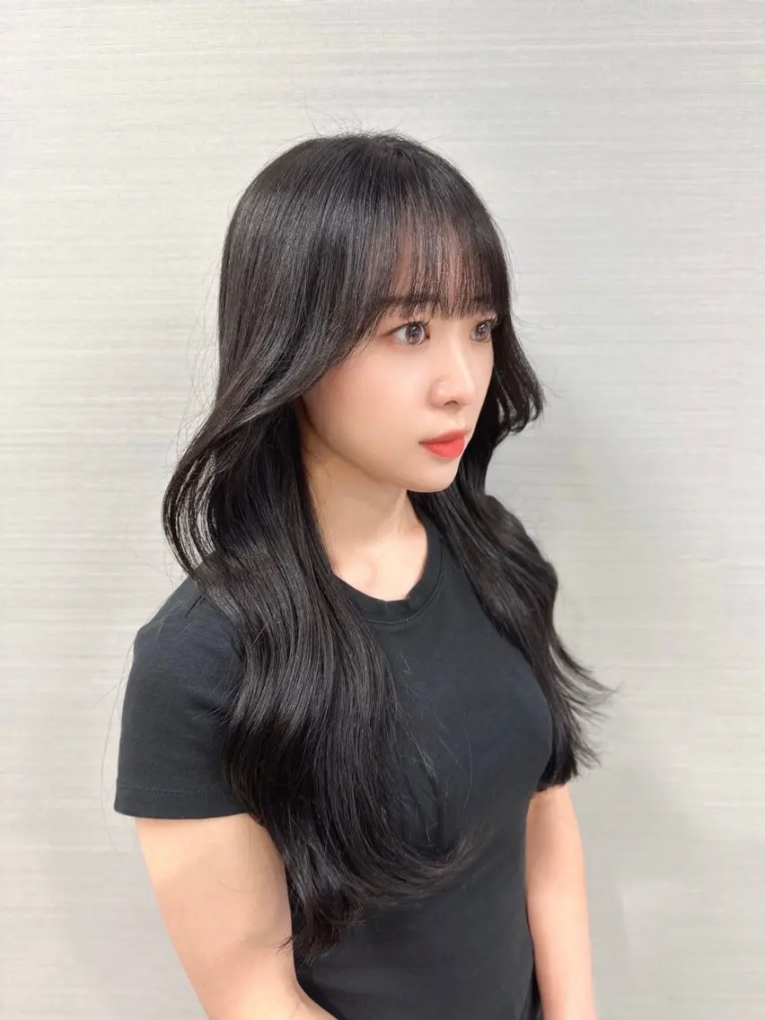 ミディアム カラー 韓国ヘア 店長NEGIのヘアスタイル