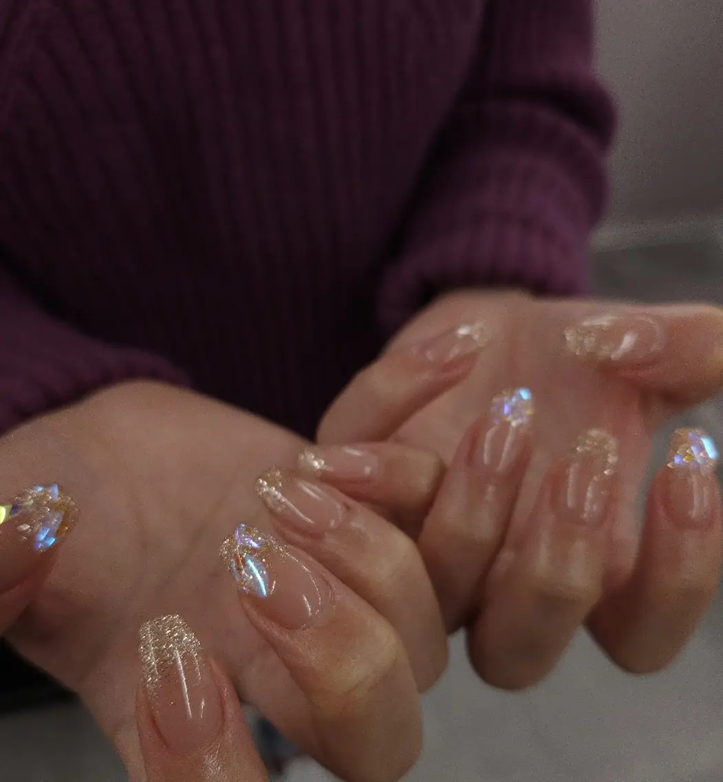 ネイル オーロラネイル フラッシュネイル ジェルネイル グラデーション マグネットネイル puku nail 🌼kazu🌼のネイルデザイン