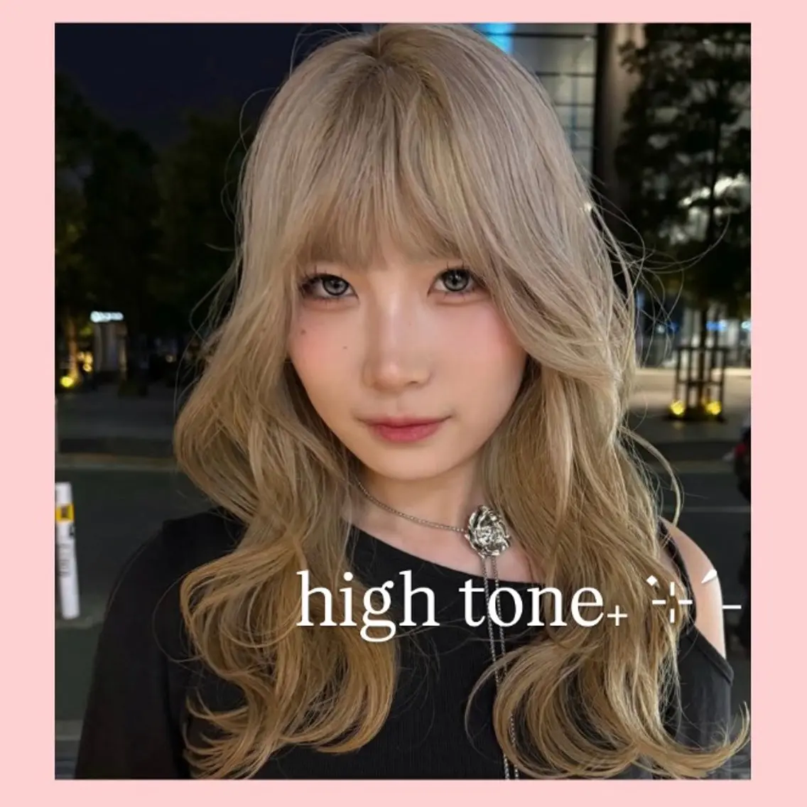 セミロング カラー カット ヘアカラー トリートメント 大人韓国レイヤー🫧 暖色カラー/はるのヘアスタイル