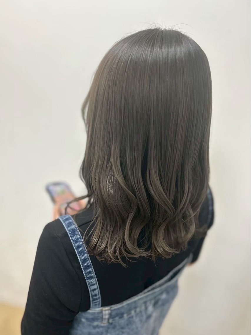 ミディアム カラー ヘアカラー Venus倉敷店 大源のヘアスタイル
