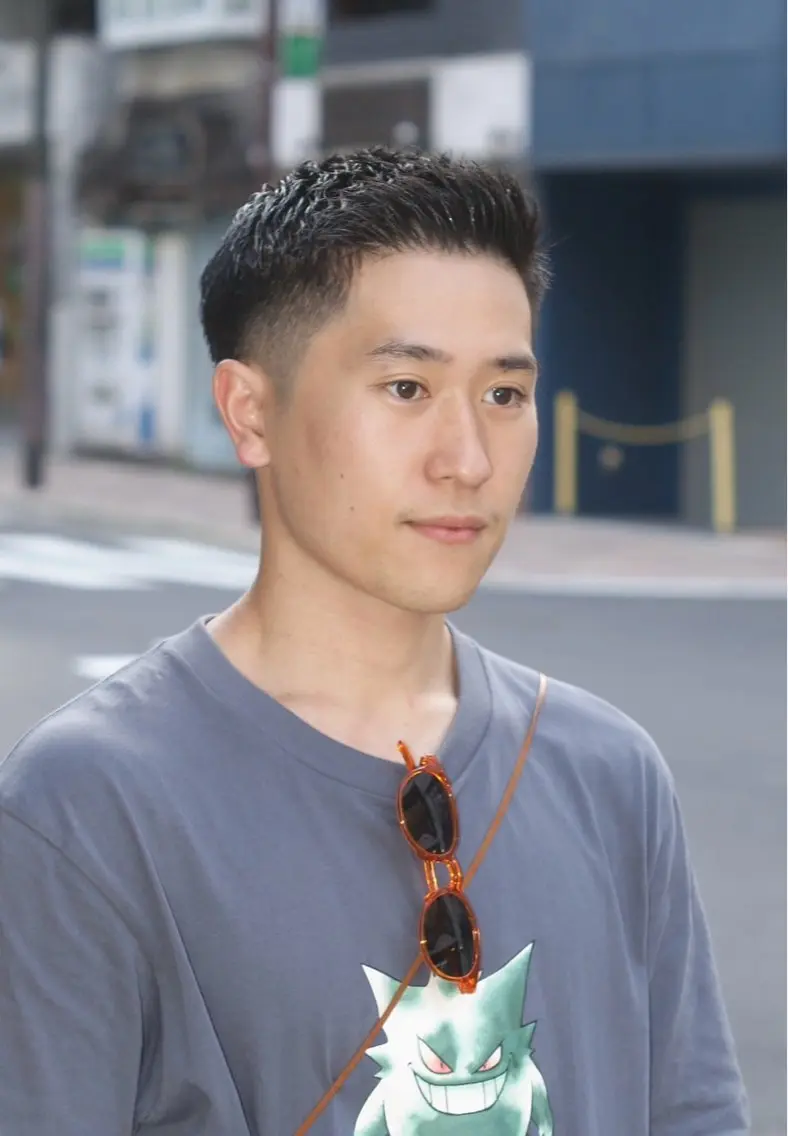 ショート メンズ 矢野 晴太郎のヘアスタイル