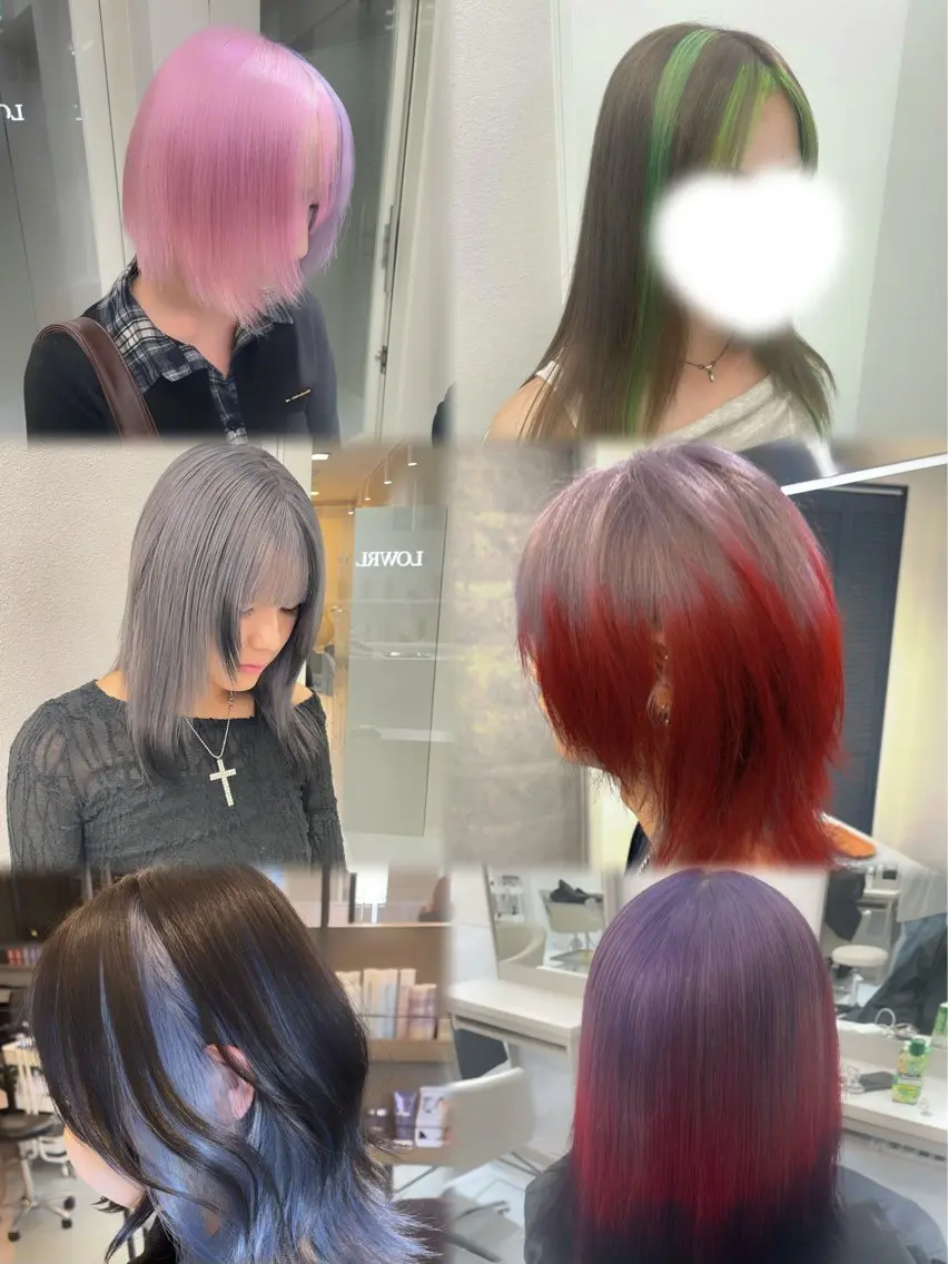 カラー ヘアカラー トリートメント 🫧ハイトーン デザイン✨RYUKIのヘアスタイル